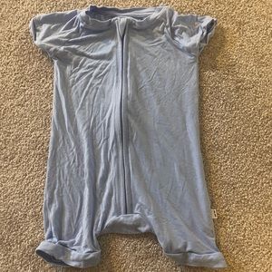 Little Sleepies Play Periwinkle Blue Shorty Romper 6-12 months.